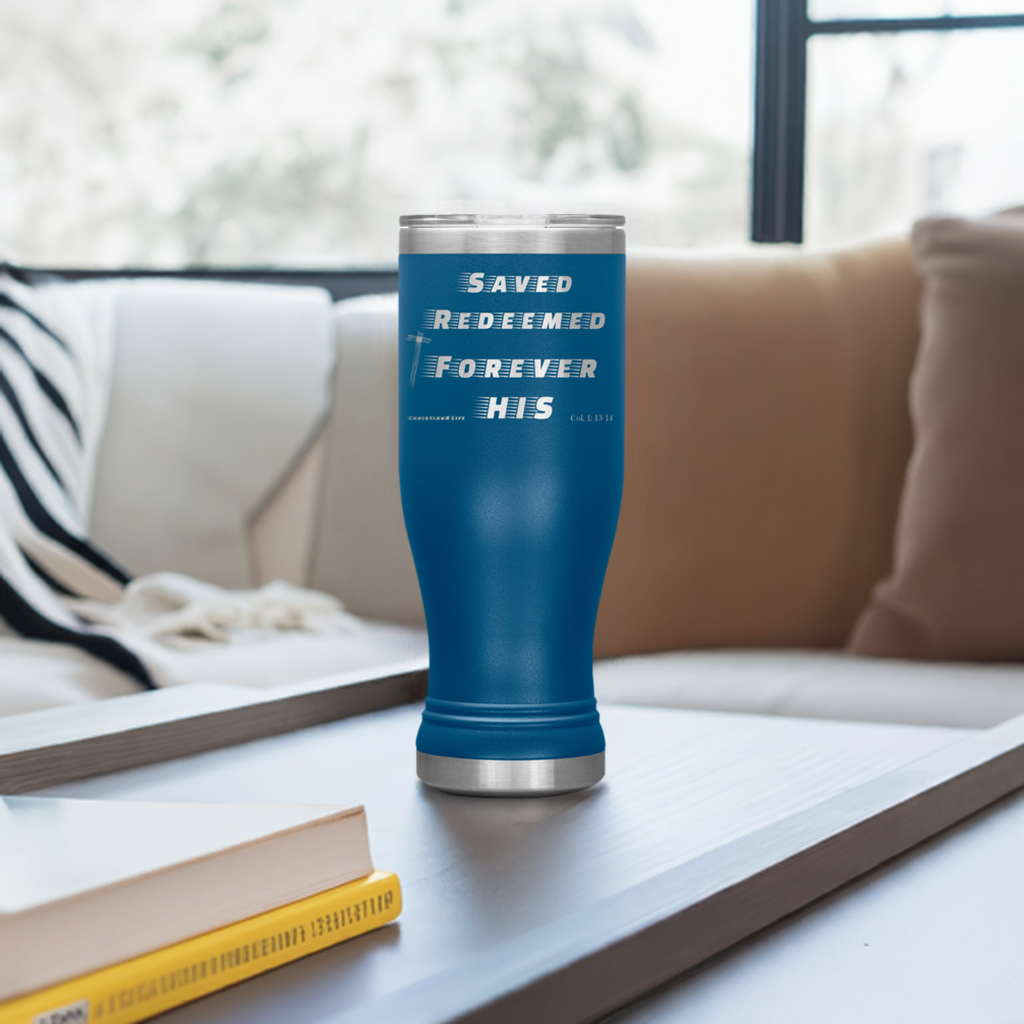 20oz BOHO double insulated tumbler - Saved Redeemed - Tumblers