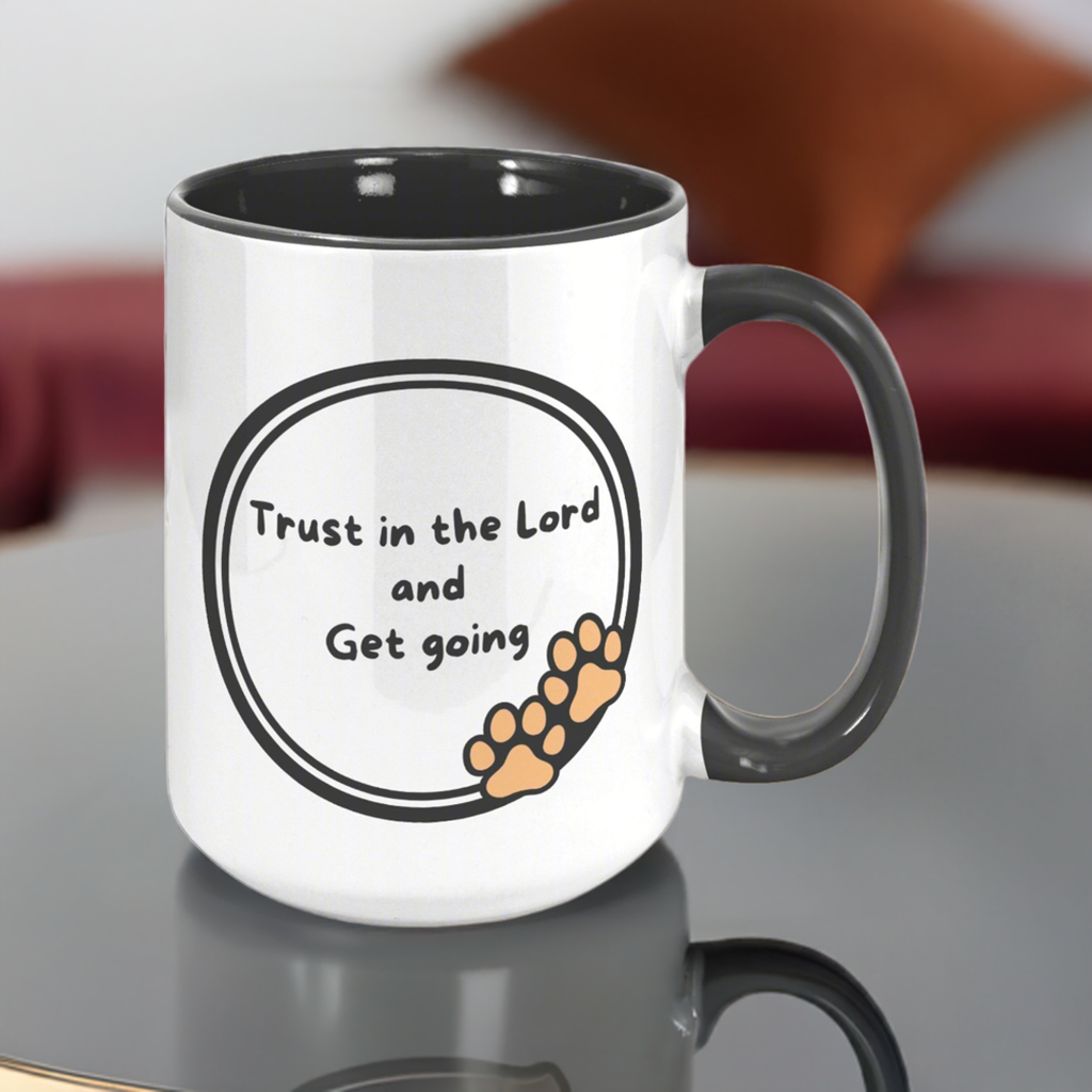 ’God never sleeps but I always want to’ 15oz Mug - inside color schemes - Mug