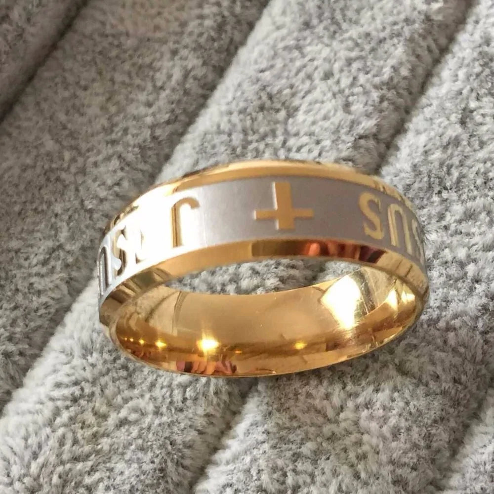 Jesus Cross Ring - Jewelry