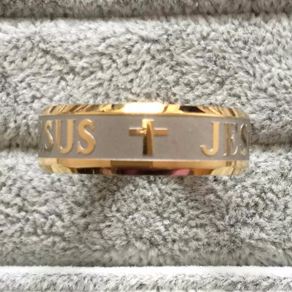 Jesus Cross Ring - Jewelry