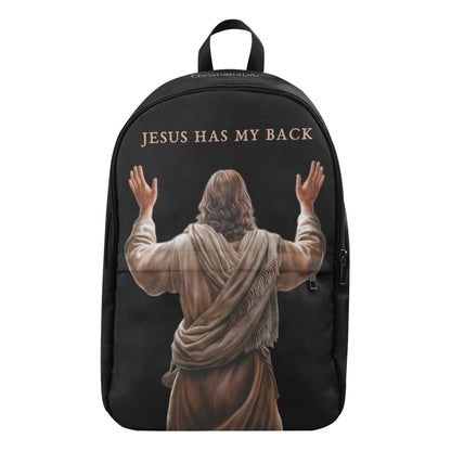 "Jesus Has My Back" Christian Backpack- with Bible Quotes