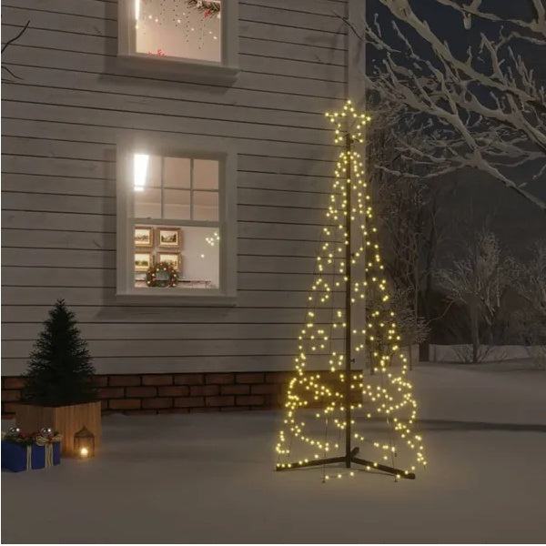 Christmas Cone Tree Warm White 200 LEDs 2x6 Ft Home Decor Christian4Life