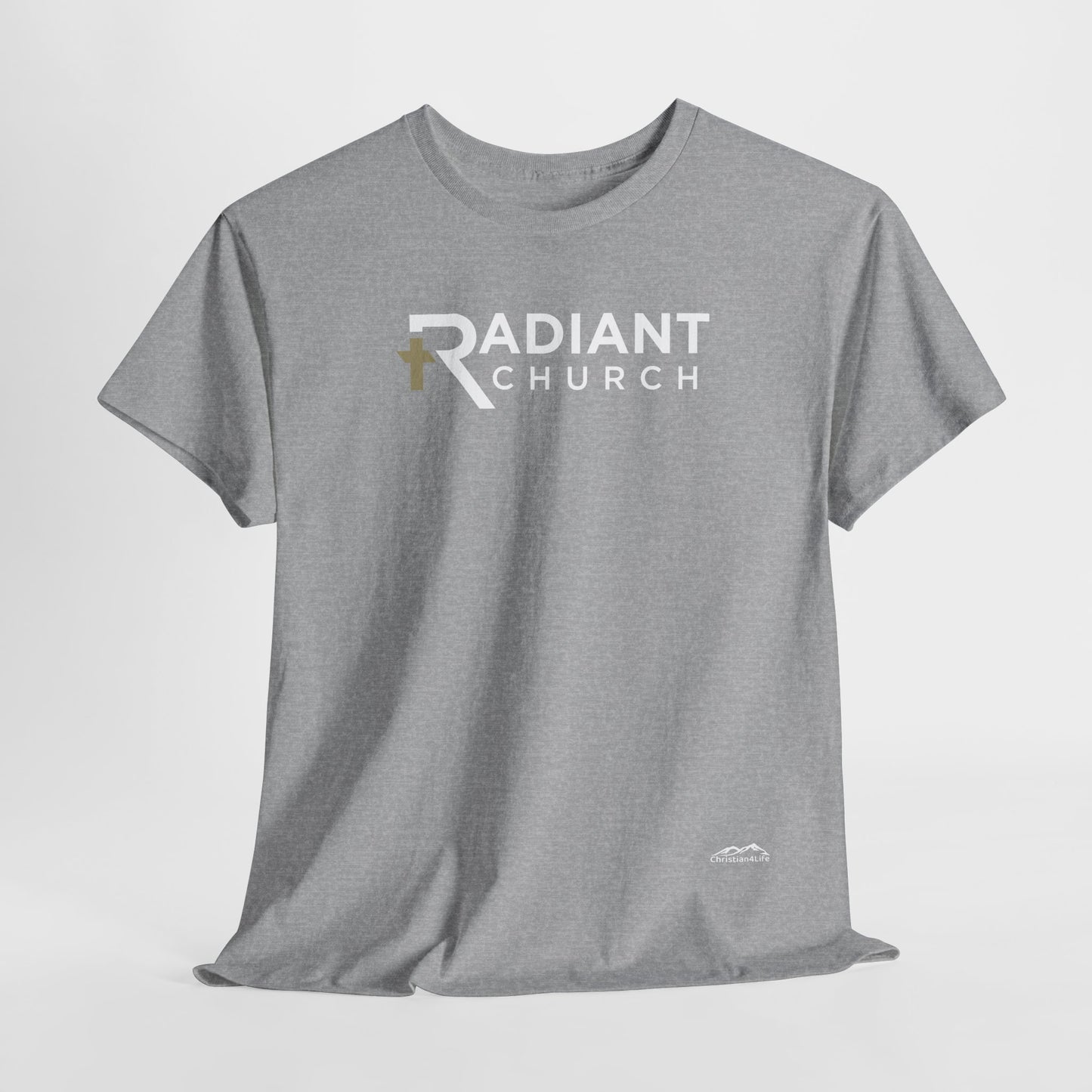 Radiant Church Unisex Cotton Tee | Comfortable Casual Wear, Faith-Based Apparel, Church Events, Gift for Believers, Everyday Style