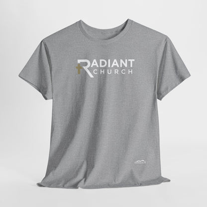 Radiant Church Unisex Cotton Tee | Comfortable Casual Wear, Faith-Based Apparel, Church Events, Gift for Believers, Everyday Style
