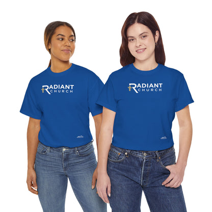 Radiant Church Unisex Cotton Tee | Comfortable Casual Wear, Faith-Based Apparel, Church Events, Gift for Believers, Everyday Style