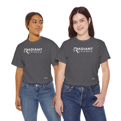 Radiant Church Unisex Cotton Tee | Comfortable Casual Wear, Faith-Based Apparel, Church Events, Gift for Believers, Everyday Style