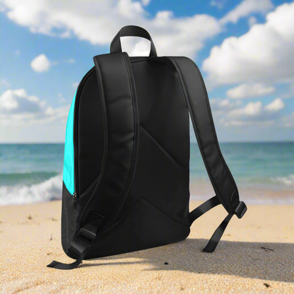 "Jesus Has My Back" Christian Backpack-Black Side Accent (Choose Green or Blue shades)
