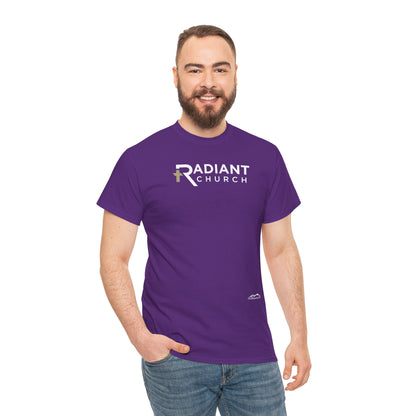 Radiant Church Unisex Cotton Tee | Comfortable Casual Wear, Faith-Based Apparel, Church Events, Gift for Believers, Everyday Style