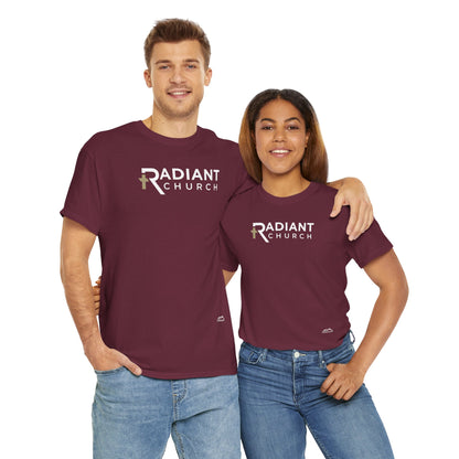 Radiant Church Unisex Cotton Tee | Comfortable Casual Wear, Faith-Based Apparel, Church Events, Gift for Believers, Everyday Style