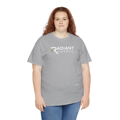 Radiant Church Unisex Cotton Tee | Comfortable Casual Wear, Faith-Based Apparel, Church Events, Gift for Believers, Everyday Style