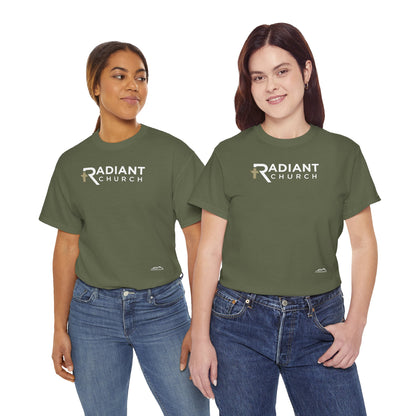 Radiant Church Unisex Cotton Tee | Comfortable Casual Wear, Faith-Based Apparel, Church Events, Gift for Believers, Everyday Style