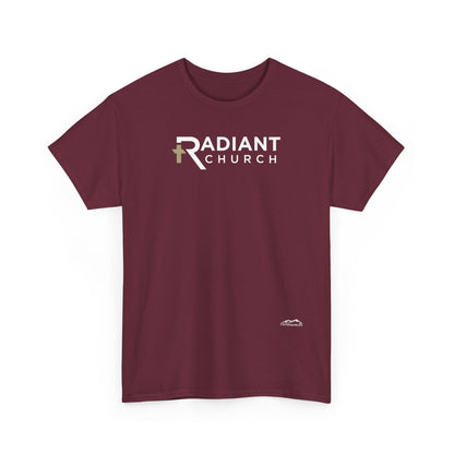Radiant Church Unisex Cotton Tee | Comfortable Casual Wear, Faith-Based Apparel, Church Events, Gift for Believers, Everyday Style