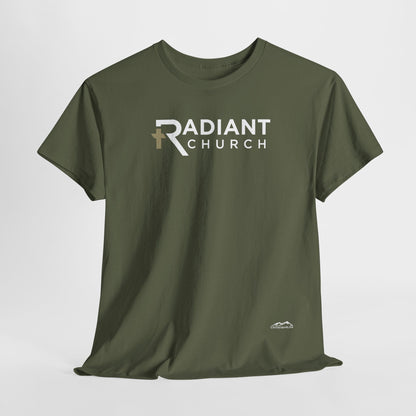 Radiant Church Unisex Cotton Tee | Comfortable Casual Wear, Faith-Based Apparel, Church Events, Gift for Believers, Everyday Style