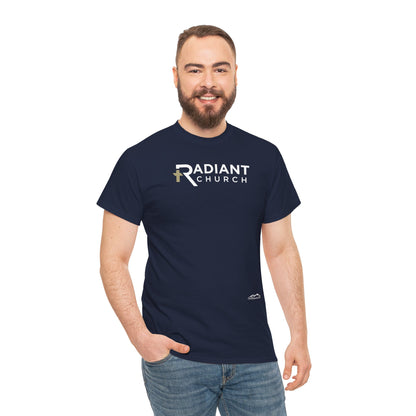 Radiant Church Unisex Cotton Tee | Comfortable Casual Wear, Faith-Based Apparel, Church Events, Gift for Believers, Everyday Style