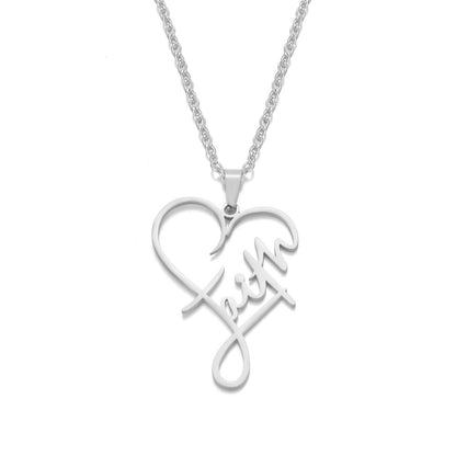 Heart Of Faith Pendant Necklace Jewelry Christian4Life