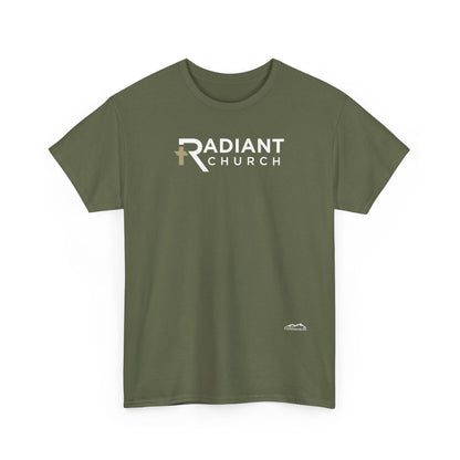 Radiant Church Unisex Cotton Tee | Comfortable Casual Wear, Faith-Based Apparel, Church Events, Gift for Believers, Everyday Style