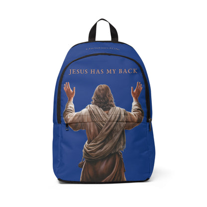 "Jesus Has My Back" design Christian Backpack (dark blue) Bags Christian4Life