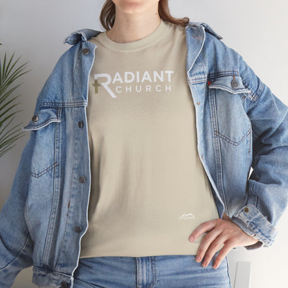 Radiant Church Unisex Cotton Tee | Comfortable Casual Wear, Faith-Based Apparel, Church Events, Gift for Believers, Everyday Style