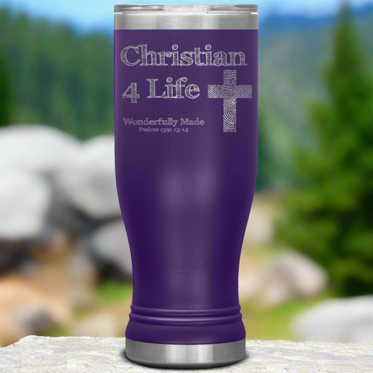 20oz BOHO Insulated Tumbler, Christian4Life