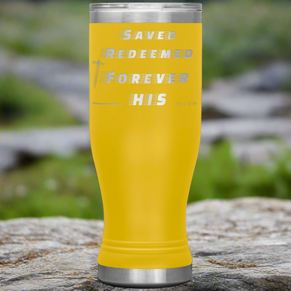 20oz BOHO double insulated tumbler - Saved, Redeemed