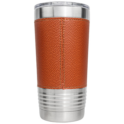 20oz Christian Basketball Tumbler - Saved, Redeemed