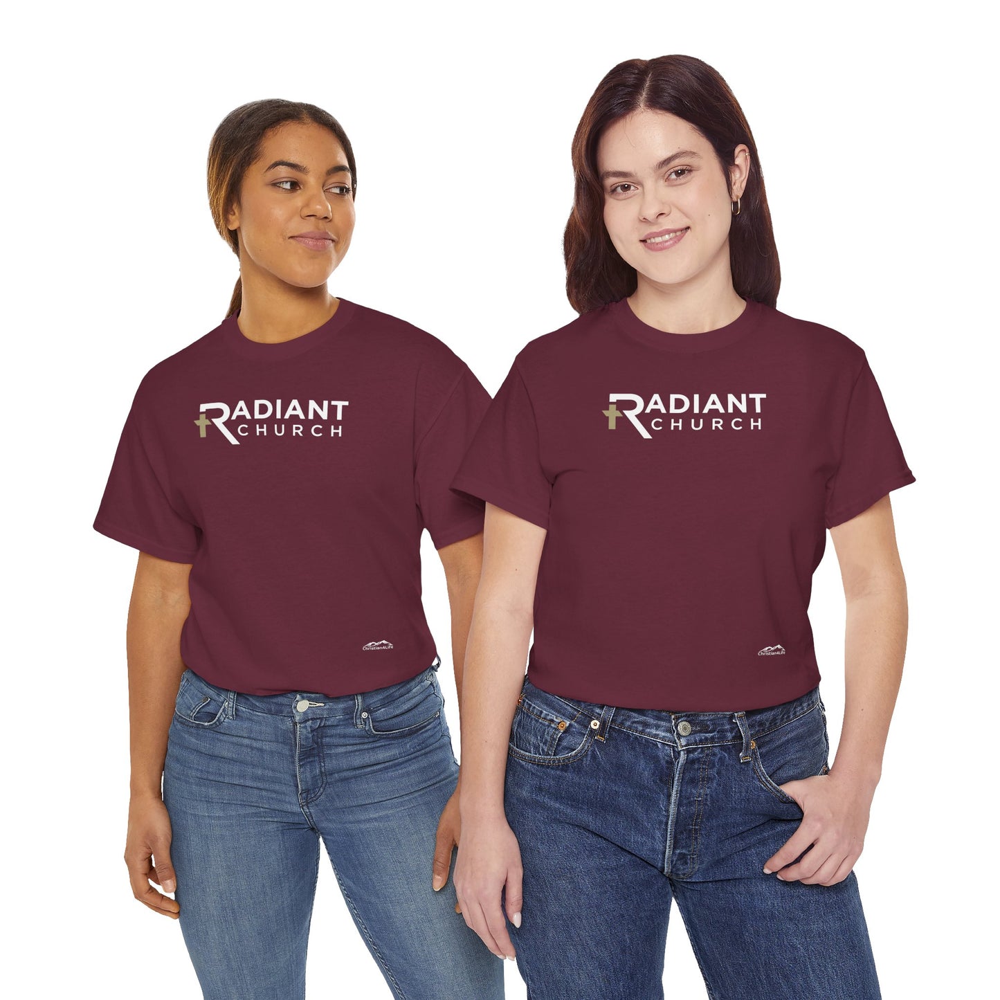 Radiant Church Unisex Cotton Tee | Comfortable Casual Wear, Faith-Based Apparel, Church Events, Gift for Believers, Everyday Style