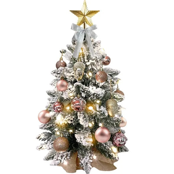 22in Tabletop Christmas Trees With Lights, Christmas Ornaments, Decorations & snow Home Decor Christian4Life