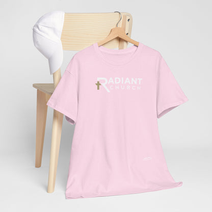 Radiant Church Unisex Cotton Tee | Comfortable Casual Wear, Faith-Based Apparel, Church Events, Gift for Believers, Everyday Style
