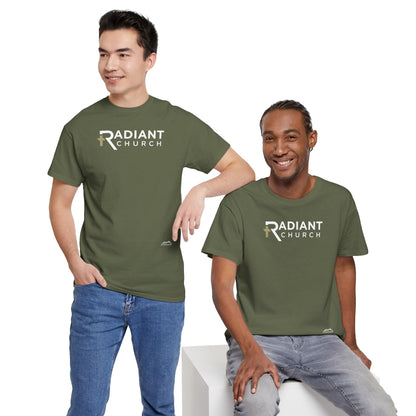 Radiant Church Unisex Cotton Tee | Comfortable Casual Wear, Faith-Based Apparel, Church Events, Gift for Believers, Everyday Style