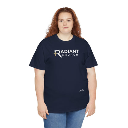 Radiant Church Unisex Cotton Tee | Comfortable Casual Wear, Faith-Based Apparel, Church Events, Gift for Believers, Everyday Style