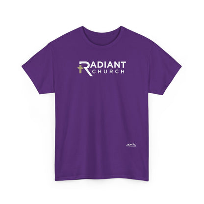 Radiant Church Unisex Cotton Tee | Comfortable Casual Wear, Faith-Based Apparel, Church Events, Gift for Believers, Everyday Style