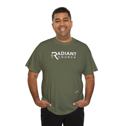 Radiant Church Unisex Cotton Tee | Comfortable Casual Wear, Faith-Based Apparel, Church Events, Gift for Believers, Everyday Style