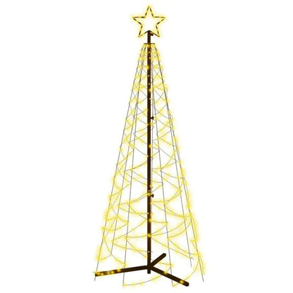 Christmas Cone Tree Warm White 200 LEDs 2x6 Ft Home Decor Christian4Life