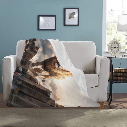Lion of Judah and Holy Spirit Ultra Soft Micro Fleece Blanket (multiple sizes)