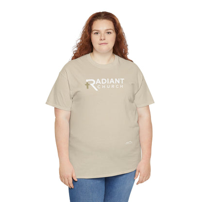 Radiant Church Unisex Cotton Tee | Comfortable Casual Wear, Faith-Based Apparel, Church Events, Gift for Believers, Everyday Style
