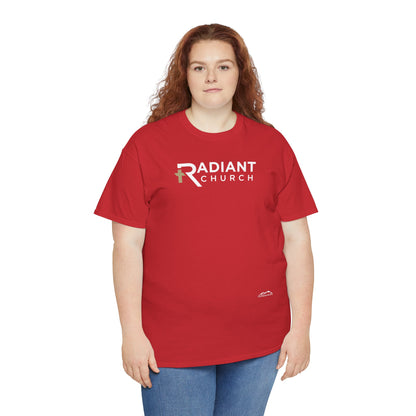 Radiant Church Unisex Cotton Tee | Comfortable Casual Wear, Faith-Based Apparel, Church Events, Gift for Believers, Everyday Style
