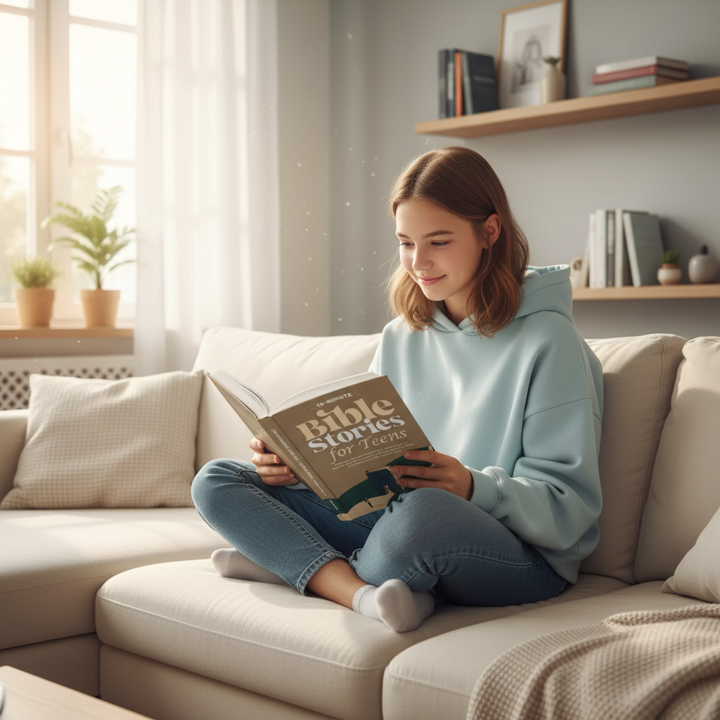 10-Minute Bible Stories for Teens: A Modern, Interactive Guide For Today's Youth To Explore Their Faith, Discover Timeless Values, & Tackle New Challe - Paperback