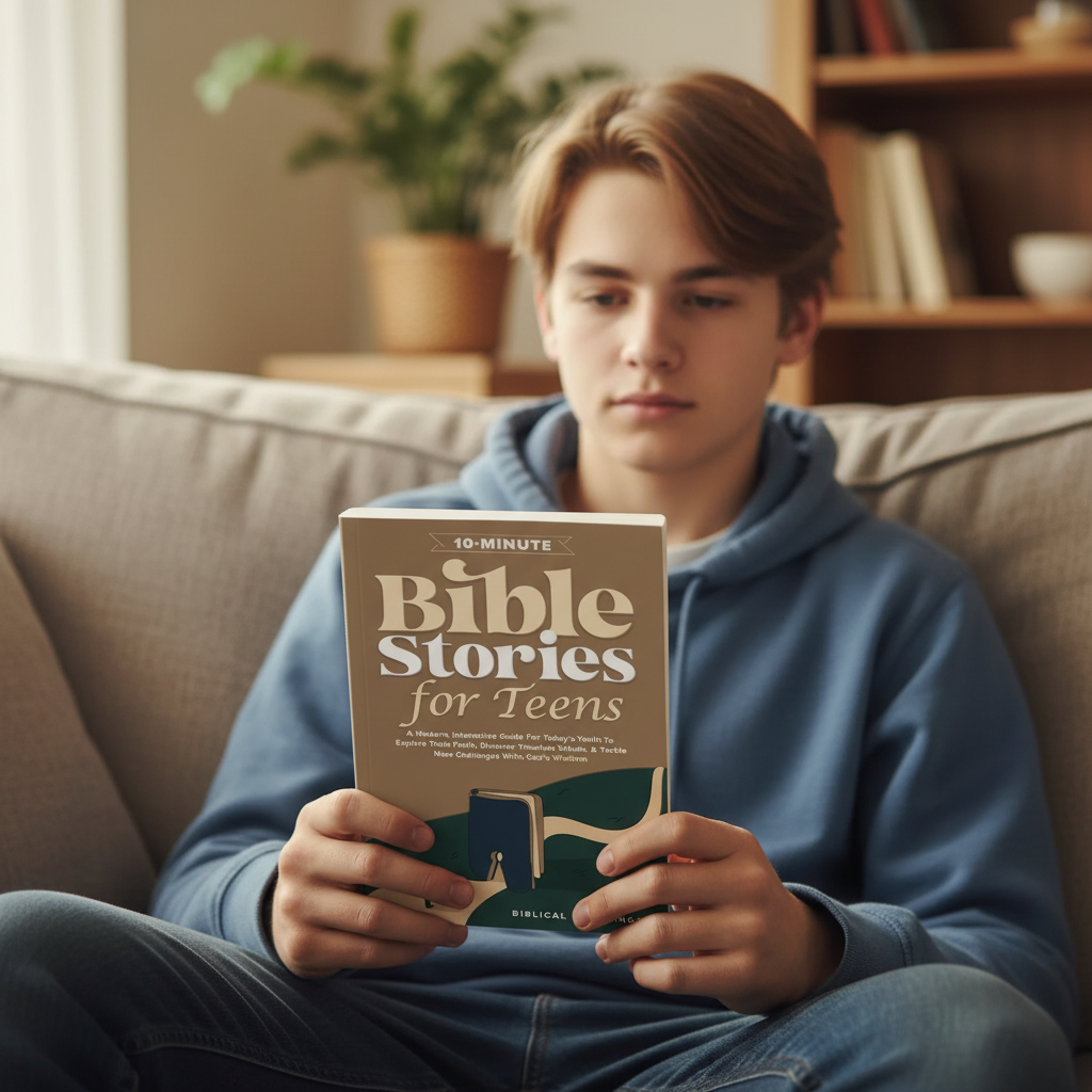 10-Minute Bible Stories for Teens: A Modern, Interactive Guide For Today's Youth To Explore Their Faith, Discover Timeless Values, & Tackle New Challe - Paperback