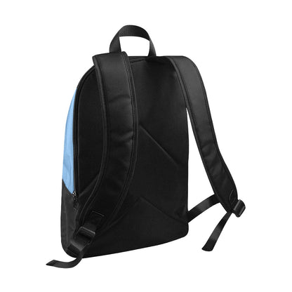 "Jesus Has My Back" Christian Backpack-Black Side Accent (Choose Green or Blue shades)