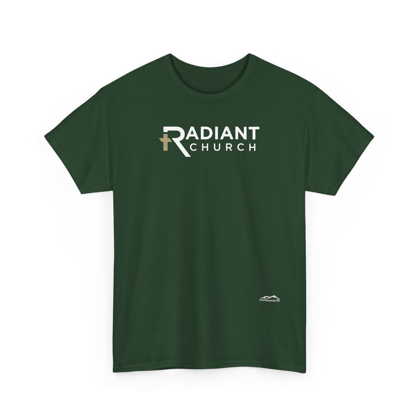 Radiant Church Unisex Cotton Tee | Comfortable Casual Wear, Faith-Based Apparel, Church Events, Gift for Believers, Everyday Style