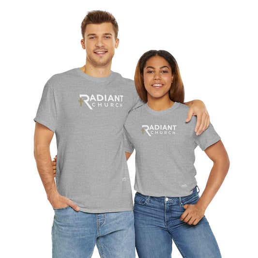 Radiant Church Unisex Cotton Tee | Comfortable Casual Wear, Faith-Based Apparel, Church Events, Gift for Believers, Everyday Style
