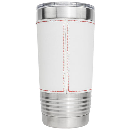 Christian 20oz Baseball Insulated Tumbler, stainless steel, "Saved, Redeemed"