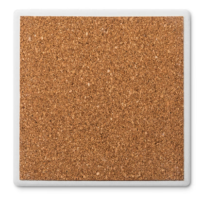Christian coasters (4) ’Leading with Love Guided by Faith’ - Square - Home Goods
