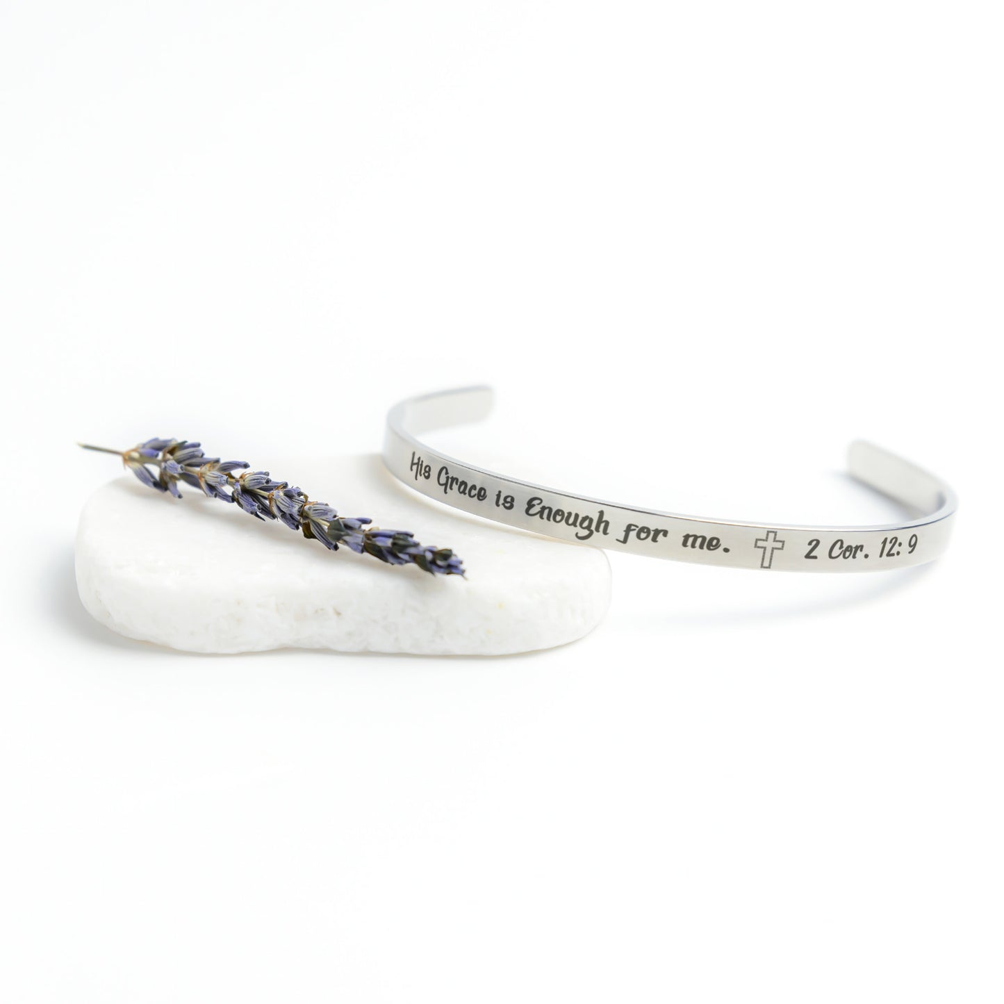 His Grace is Enough for me, Christian bracelet