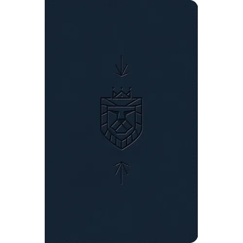 ESV Holy Bible for Kids (Trutone, Dark Blue, Lion of Judah Design) - Imitation Leather