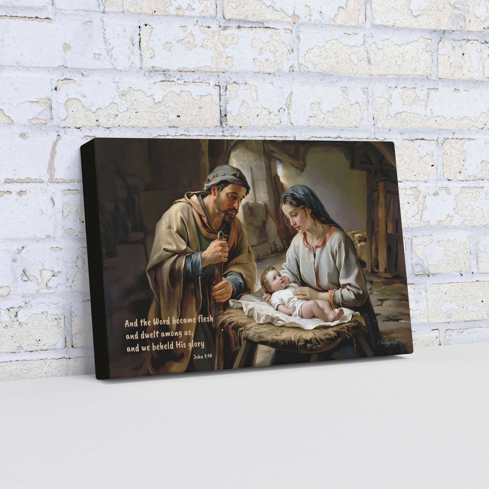 Nativity_scene_of_Baby_Jesus_Mary_and__H_Angle_Wall_Mockup.png