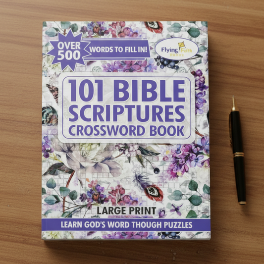 101 Bible Scripture Crosswords: Christian Crossword Puzzles Book for Adults, Seniors, and Teens - Paperback