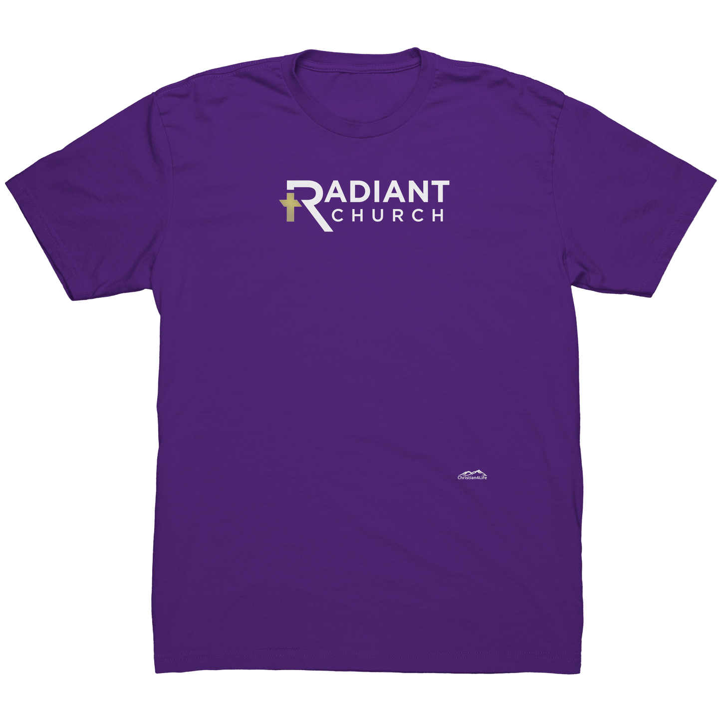 Radian_Church_NL_3600_T-shirt_gold_cros_Purple_Rush_Mockup.png_15721712