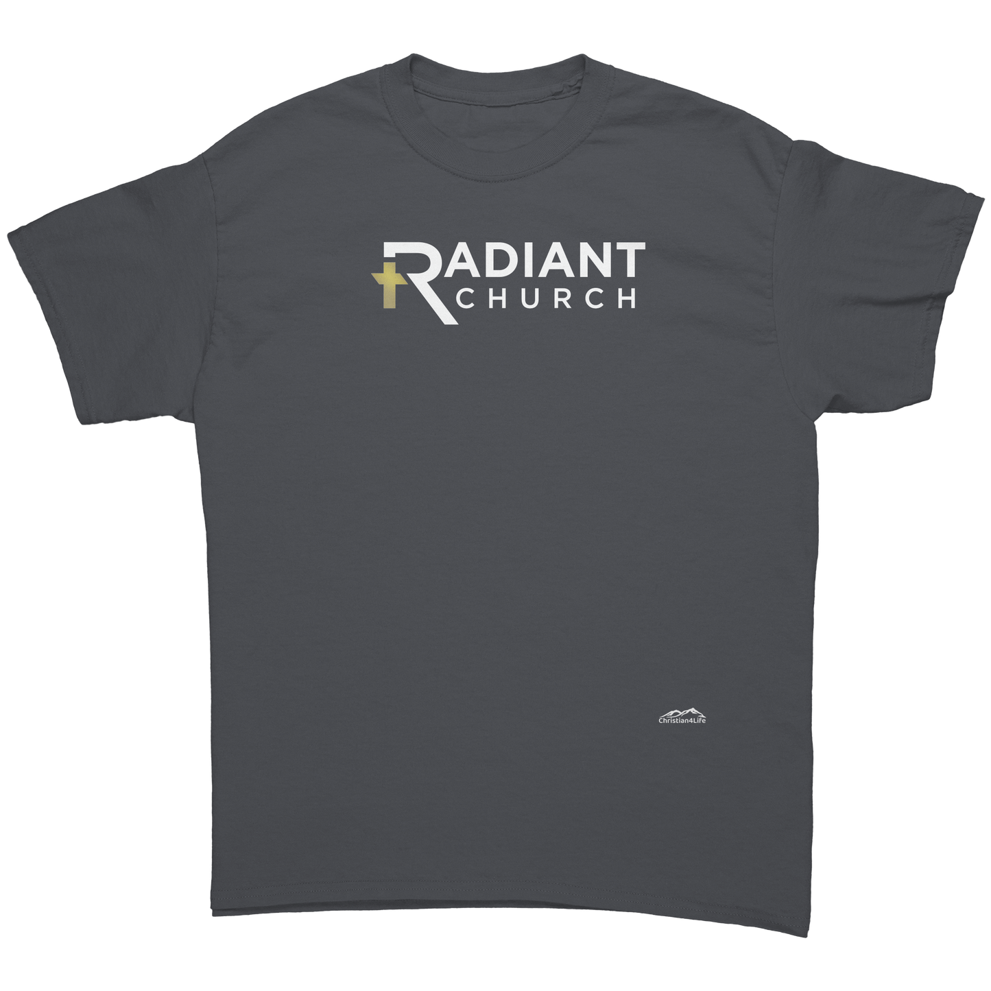 Radiant_Church_T-shirt_-_Gildan_5000_Un_Charcoal_Front_Mockup.png_15721197