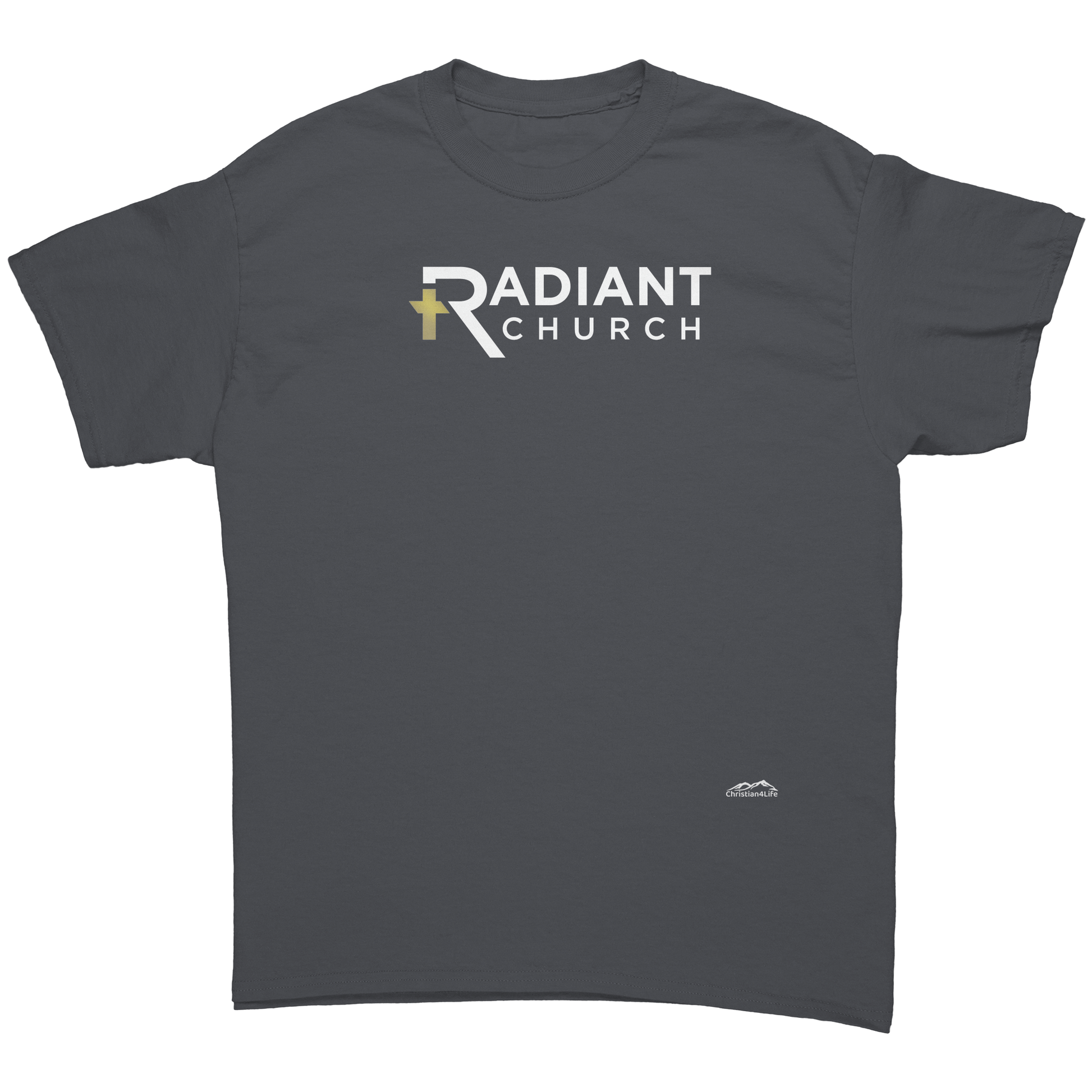Radiant_Church_T-shirt_-_Gildan_5000_Un_Charcoal_Front_Mockup.png_15721197